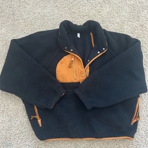 Free people cropped fleece worn once PRICE NEGOTIABLE
